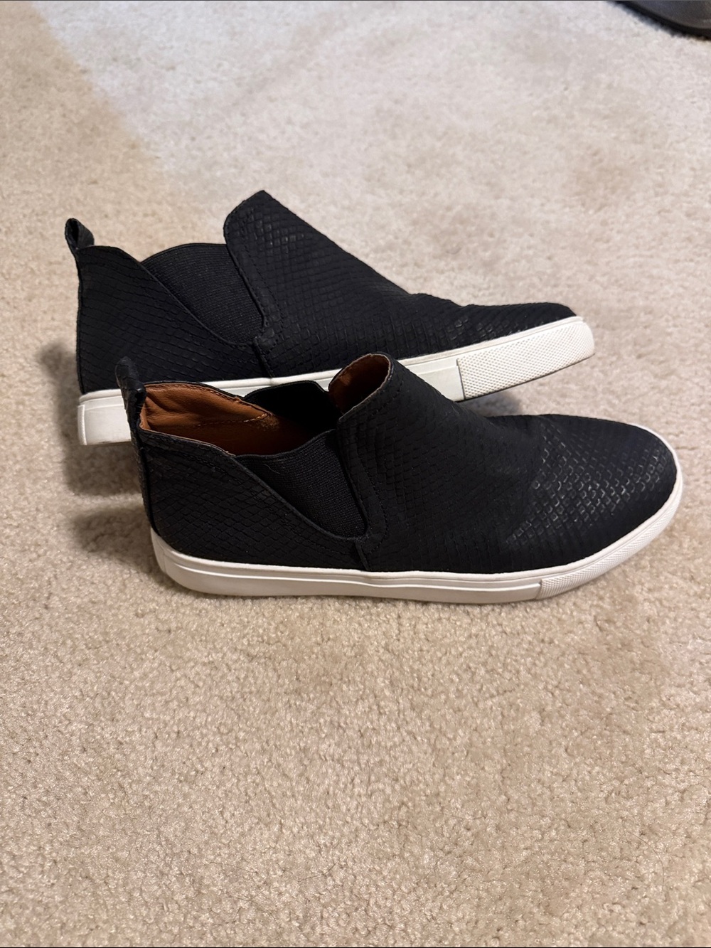 Report Black and Brown Slip-On Ankle Shoe